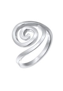 Elli Damski zegarek Spiral Organic Modern ze srebra próby 925 sterling silver Pierścionki 1 ct. Szare pierścionki Elli, srebrne. Za 228,99 zł.