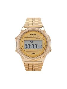 Casio Zegarek A171WEG-9AEF Złoty. Żółte, cyfrowe zegarki Casio. Za 289,99 zł.