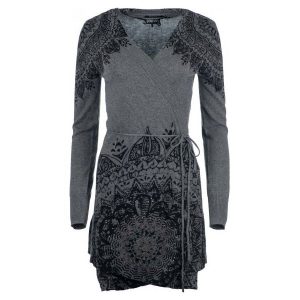 Desigual Sweter Damski Electra M Szary. Kardigany marki Desigual. W wyprzedaży za 358,00 zł.