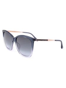 Jimmy Choo Damskie okulary przeciwsłoneczne w kolorze złoto-granatowym rozmiar: 57. Niebieskie okulary przeciwsłoneczne JIMMY CHOO. Za 389,95 zł.