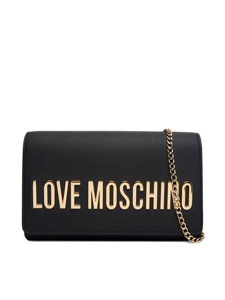 LOVE MOSCHINO Torebka JC4103PP1OKD0000 Czarny. Czarne torebki klasyczne LOVE MOSCHINO, bez wzorów, ze skóry, bez dodatków. Za 415,99 zł.