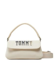 Tommy Jeans Torebka Tjw Everywhere Flap Crossover AW0AW17391 Beżowy. Brązowe torebki klasyczne Tommy Jeans, bez wzorów, z jeansu, bez dodatków. Za 239,99 zł.