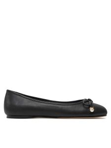 TWINSET Baleriny Ballerina 242TCP150 Czarny. Czarne balerinki Twinset, bez wzorów, ze skóry, bez obcasa, bez zapięcia. Za 419,99 zł.