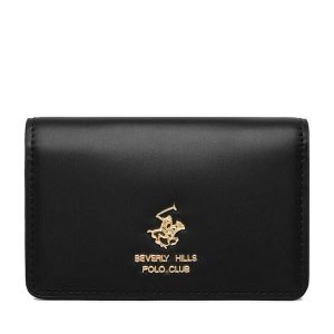 Portfel Beverly Hills Polo Club. Czarne portfele Beverly Hills Polo Club, bez wzorów. Za 69,99 zł.