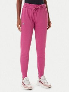 Under Armour Spodnie dresowe Ua Rival 1379438 Różowy Loose Fit. Czerwone spodnie dresowe Under Armour, l, bez wzorów, z bawełny. Za 219,99 zł.