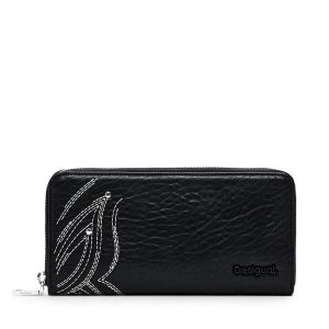 Portfel Desigual. Czarne portfele Desigual, bez wzorów. Za 189,99 zł.