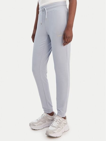 EA7 Emporio Armani Spodnie dresowe 8NTP66 TJ9RZ U9309 Błękitny Regular Fit. Niebieskie spodnie dresowe EA7 Emporio Armani, xxl, bez wzorów, z dresówki. Za 499,99 zł.