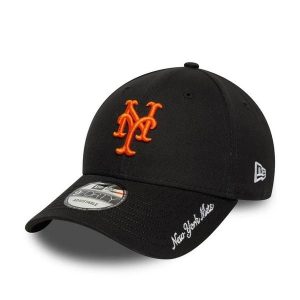 Czapka z daszkiem New Era 9Forty Neymet. Czarne czapki New Era, bez wzorów, z bawełny. Za 123,75 zł.