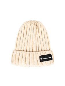Czapka outdoor zimowa unisex Beanie. Brązowe czapki Champion, z aplikacjami, z dzianiny, eleganckie. Za 93,00 zł.