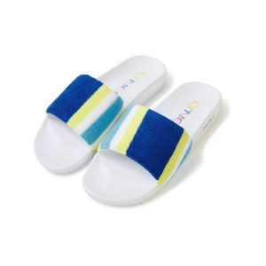 Klapki plażowe damskie O'Neill Brights Slides. Białe klapki O'Neill, bez wzorów, bez obcasa. Za 199,00 zł.