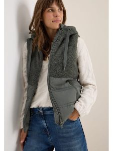 Cecil Kamizelka w kolorze antracytowym rozmiar: M. Czarne kamizelki Cecil, m, bez wzorów, bez kołnierzyka, bez ramiączek, bez kaptura. Za 279,78 zł.