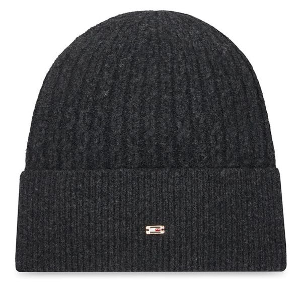 Czapka Tommy Hilfiger. Czarne czapki TOMMY HILFIGER, bez wzorów. Za 149,99 zł.