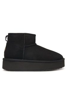 EMU Australia Śniegowce Stinger Micro Flatform 2.0 W13296 Czarny. Czarne buty zimowe EMU Australia, z wełny, bez obcasa, bez zapięcia. Za 689,99 zł.
