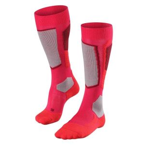 Podkolanówki damskie Falke SK2 Wool. Czerwone skarpetki Falke, bez wzorów, z poliamidu. Za 258,50 zł.