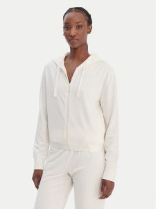 Guess Bluza O6GQ01 KCQP2 Écru Regular Fit. Bluzy Guess, l, z aplikacjami, z syntetyku, bez kaptura. Za 299,99 zł.