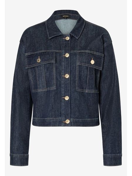 More & More Kurtka dżinsowa w kolorze granatowym rozmiar: 36. Niebieskie kurtki More & More, bez wzorów, bez kaptura. Za 158,10 zł.