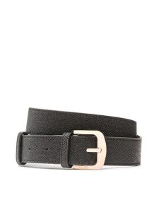 Liu Jo Pasek Damski Cintura 3.5 cm AXX020 E0087 Czarny. Czarne paski Liu Jo, bez wzorów, ze skóry. Za 139,99 zł.