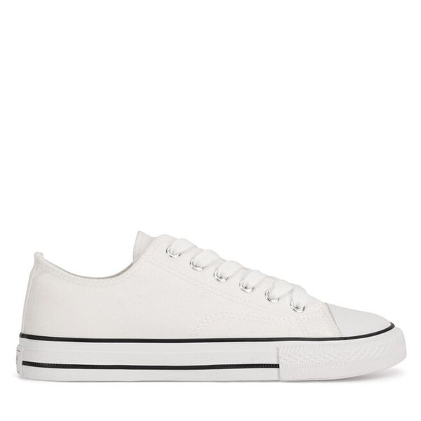 Trampki Sprandi. Białe trampki Sprandi, bez wzorów, bez zapięcia. Za 79,99 zł.