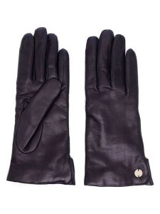 COCCINELLE Skórzane rękawiczki w kolorze czarnym rozmiar: M. Czarne rękawiczki Coccinelle, bez wzorów, z materiału. Za 417,70 zł.
