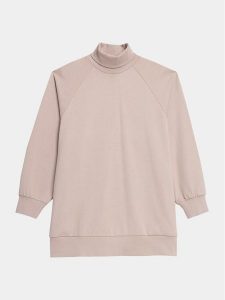 Outhorn Bluza OTHAW23TSWSF0738 Różowy Regular Fit. Czerwone bluzy Outhorn, s, bez wzorów, z bawełny, bez kaptura. Za 179,99 zł.