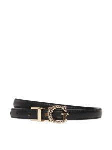 Guess Pasek Damski 176915 Czarny. Czarne paski Guess, z aplikacjami, ze skóry. Za 129,99 zł.