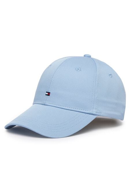 Tommy Hilfiger Czapka z daszkiem Flag Cotton 6 AM0AM13008 Niebieski. Niebieskie czapki TOMMY HILFIGER, bez wzorów, z bawełny. Za 126,99 zł.