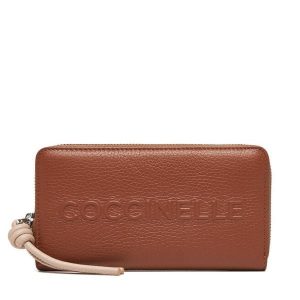 Portfel Coccinelle. Brązowe portfele Coccinelle, bez wzorów. Za 449,99 zł.