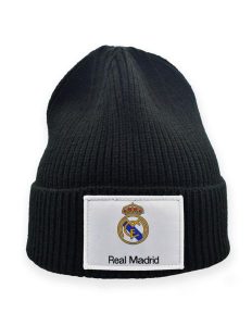 Real Madryt czapka zimowa hat RM5GO29 czarny OSFM. Czarne czapki REAL MADRID, bez wzorów, z materiału. Za 93,41 zł.