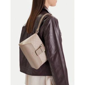 Torebka Nine West. Szare listonoszki Nine West, bez wzorów, bez dodatków. Za 179,99 zł.