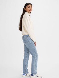Levi's® Jeansy 501® 12501-0415 Niebieski Straight Fit. Niebieskie jeansy bez wzorów, z jeansu. Za 459,99 zł.