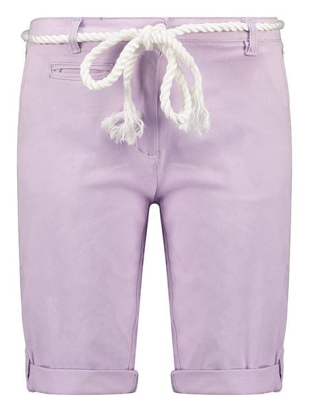 Geographical Norway Szorty "Paola" w kolorze lawendowym rozmiar: L. Różowe szorty Geographical Norway, z aplikacjami, z tkaniny. Za 48,28 zł.