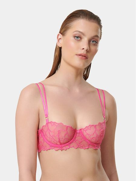 Bluebella Biustonosz z fiszbiną Valentina 42231 Różowy. Czerwone biustonosze BlueBella, bez wzorów, z syntetyku. Za 119,99 zł.