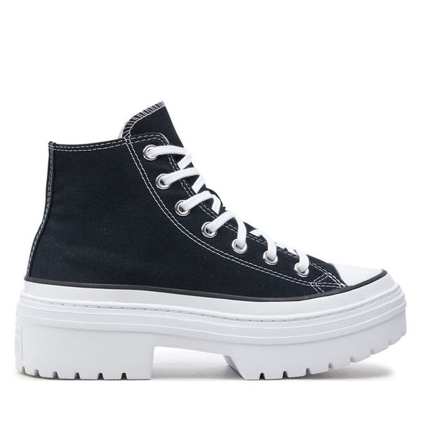 Trampki Converse. Czarne trampki Converse, bez wzorów, bez zapięcia. Za 259,99 zł.