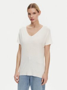Kontatto Bluzka 3M0514C Écru Regular Fit. Bluzki Kontatto, m, bez wzorów, z wiskozy, bez kołnierzyka, bez ramiączek. Za 159,99 zł.