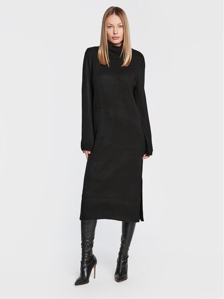 ONLY Sukienka dzianinowa Brandie 15214595 Czarny Regular Fit. Czarne kombinezony ONLY, s, bez wzorów, z dzianiny, bez kołnierzyka, bez ramiączek. Za 99,99 zł.