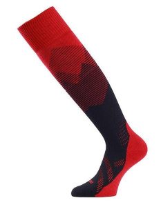 Skarpety narciarskie uniseks Lasting FWM 393 Merino 85%. Czerwone skarpetki LASTING, bez wzorów, z dzianiny. Za 139,90 zł.