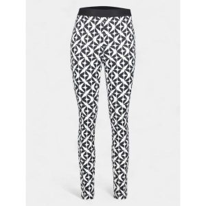 Legginsy damskie Luhta Idula. Białe legginsy Luhta, bez wzorów. Za 299,00 zł.