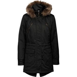 Kurtka parka bonprix czarny. Czarne kurtki bonprix. Za 189,99 zł.