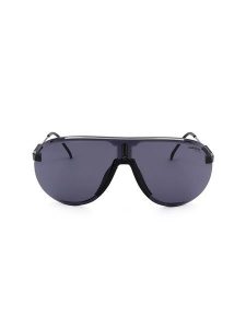 Carrera Okulary przeciwsłoneczne unisex w kolorze czarno-szaro-niebieskim rozmiar: onesize. Czarne okulary przeciwsłoneczne Carrera. Za 244,95 zł.