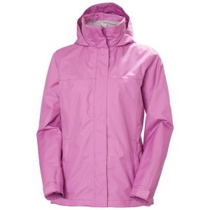 Kurtka przeciwdeszczowa damska Helly Hansen Aden. Czerwone kurtki Helly Hansen, bez wzorów, bez kaptura. Za 573,00 zł.