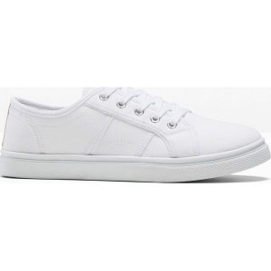 Sneakersy Pride. Białe buty sportowe bonprix, z aplikacjami, bez zapięcia. Za 77,99 zł.