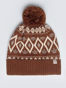 BIG STAR Czapka w kolorze jasnobrązowym rozmiar: onesize. Brązowe czapki Big Star, bez wzorów, z materiału, retro. Za 57,99 zł.