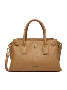 GINO ROSSI Torebka EO-LX20081 Brązowy. Brązowe kuferki Gino Rossi, bez wzorów, z materiału, bez dodatków. Za 329,99 zł.