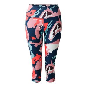 Legginsy Damskie Influential II Marble Swirl O Długości 3/4. Czarne legginsy Regatta, bez wzorów. Za 69,99 zł.