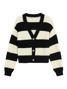 COOL CLUB Kardigan w kolorze czarno-kremowym rozmiar: 170. Brązowe kardigany COOL CLUB. Za 48,28 zł.