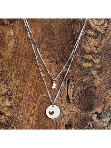 Eclat d'Argent Srebrny naszyjnik z zawieszką - dł. 40 cm rozmiar: onesize. Szare naszyjniki Eclat d'Argent, srebrne. Za 130,99 zł.