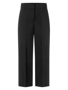 More & More Spodnie w kolorze czarnym rozmiar: 42. Czarne spodnie z wysokim stanem More & More, bez wzorów, z materiału, z podwyższonym stanem. Za 126,99 zł.