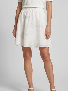 MOSS COPENHAGEN Spódnica "Orkidea" w kolorze białym rozmiar: M. Białe spódnice Moss Copenhagen, m, bez wzorów, mini. Za 153,34 zł.