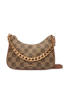 DKNY Torebka R53E6I10 Brązowy. Brązowe torebki klasyczne DKNY, bez wzorów, ze skóry, bez dodatków. Za 609,99 zł.