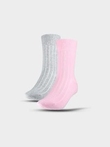 4F Skarpetki casual za kostkę (2-pack) damskie - multikolor 35-38. Skarpetki 4f, bez wzorów, z bawełny. W wyprzedaży za 39,99 zł.